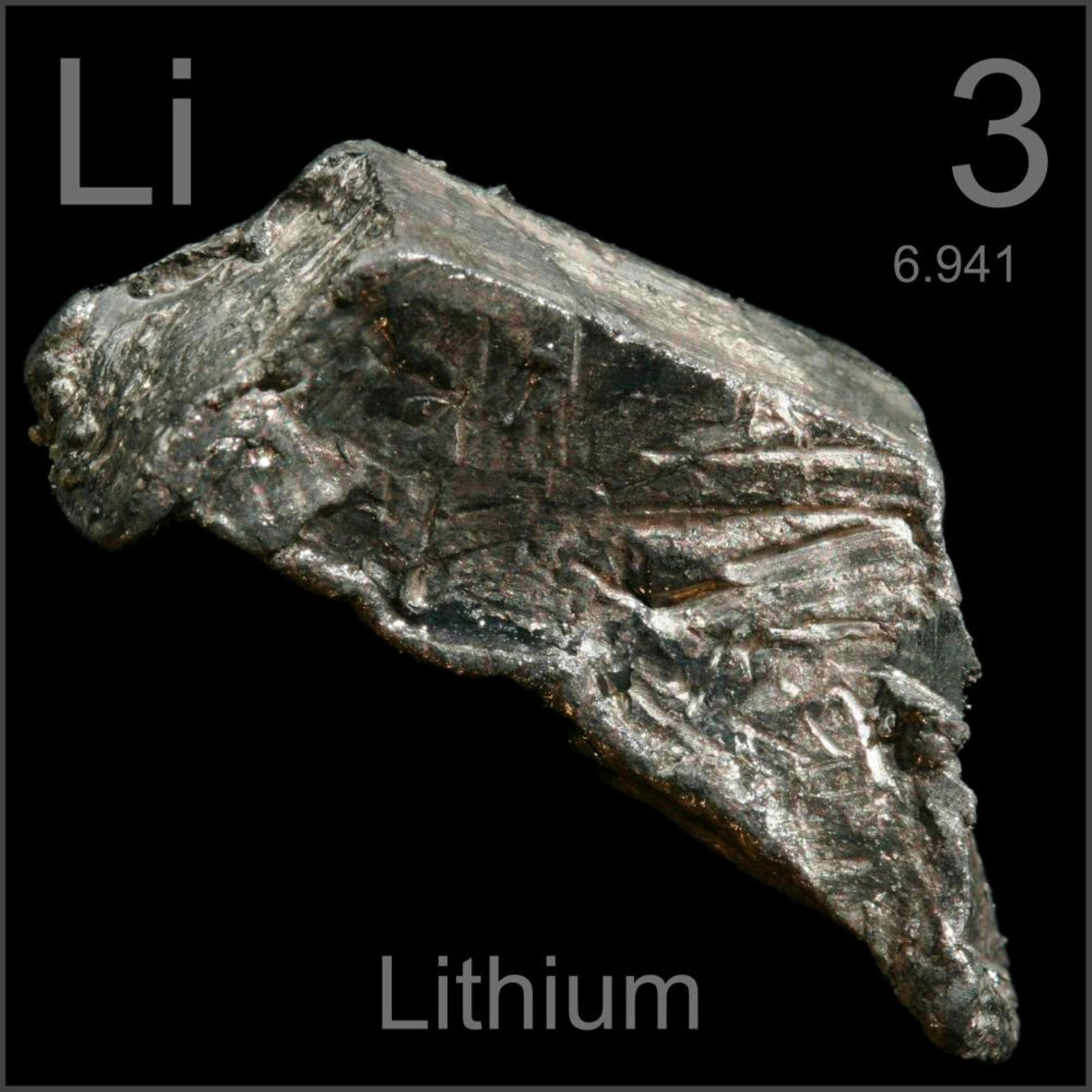 Lithium mineral sample